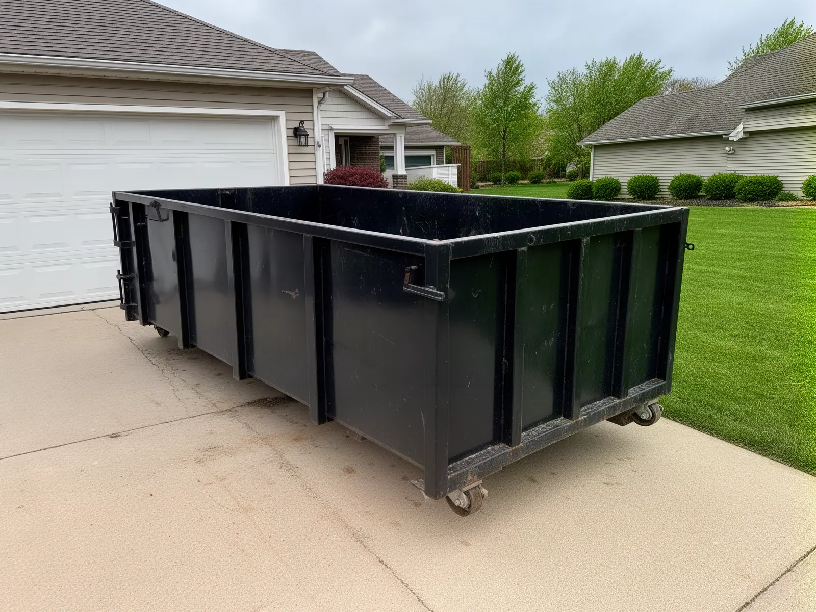 Roll-off dumpster from GC Express Dumpster Rental in Melbourne, FL